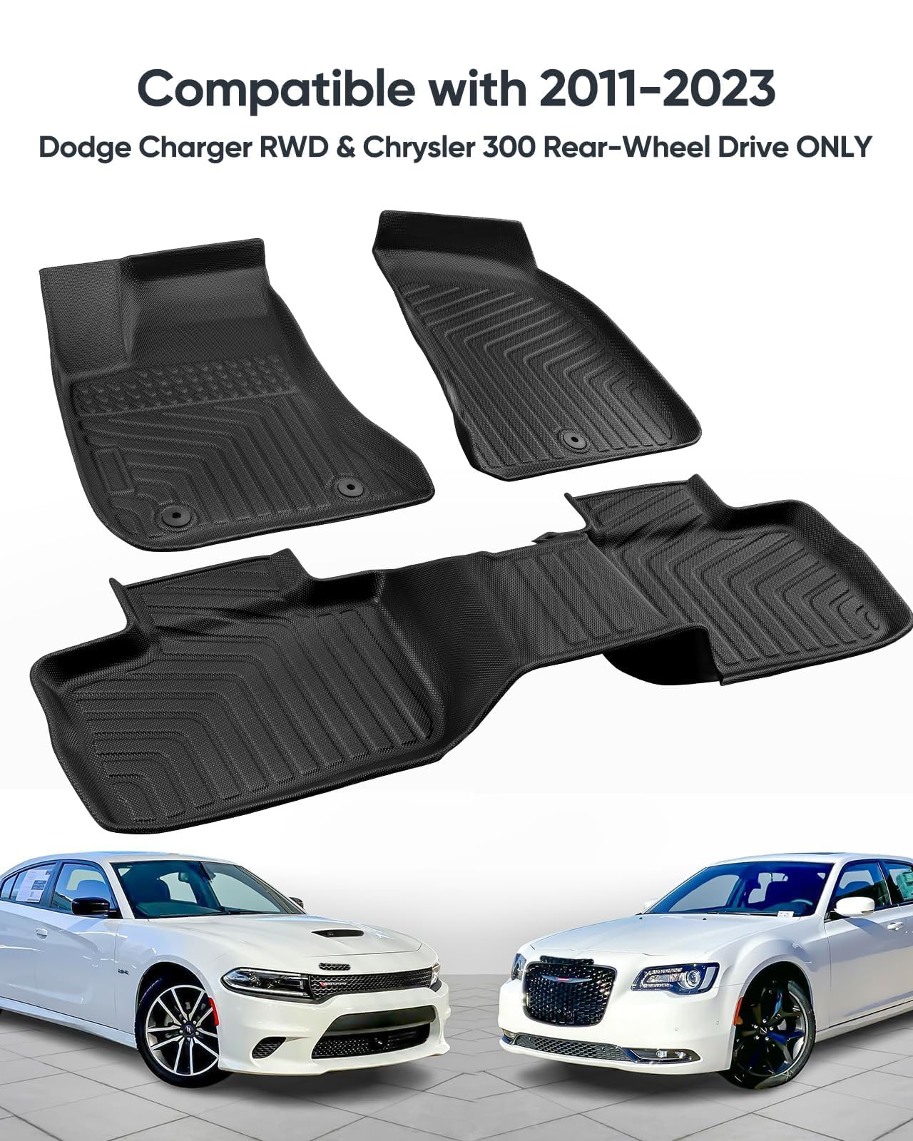 Recharge リチャージマット エクササイズ62×160cm Amazon.com: Car Floor Mat for Dodge Charger: All Weather Liner